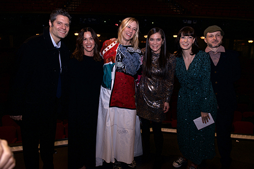 Heather Lang with the creative team of 'Jagged Little Pill': Tom Kitt, Alanis Morissette, Diane Paulus, Diablo Cody and Sidi Larbi Cherkaoui