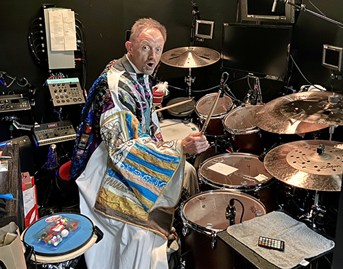 Matt Allen at the drums. Photo by Jeffrey Bateman.