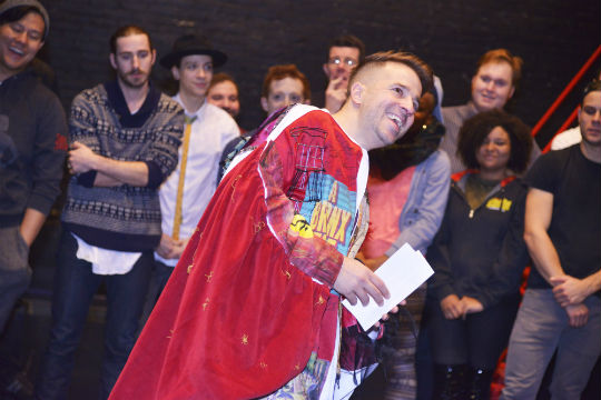 Curtis Holbrook learns he has been awarded the Robe. Photo by Walter McBride.